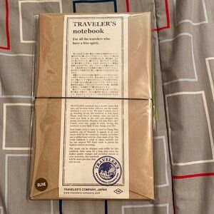 Travelers Company Leather Journal Olive